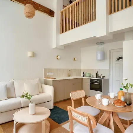 Belle Epoque - Magnifique Duplex Avec Mezzanine Pour 4 * Parigi